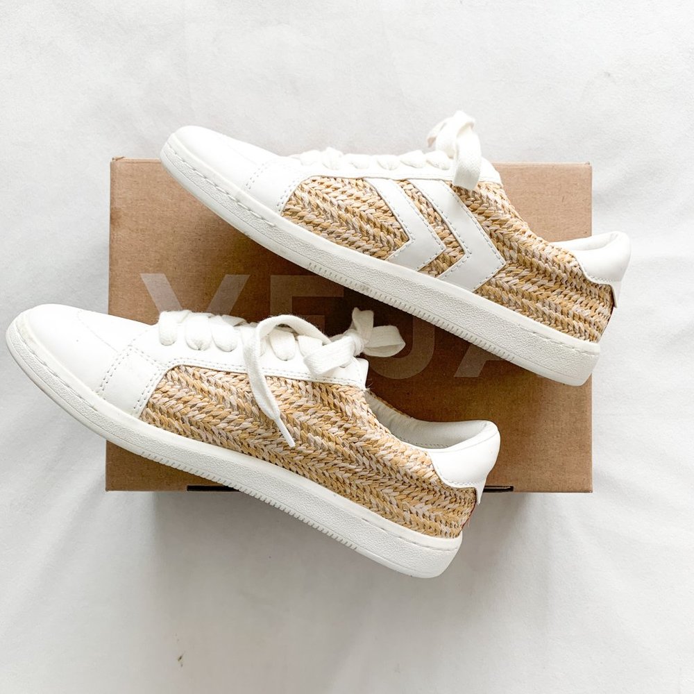 Dolce Vita Raffia Woven Sneakers